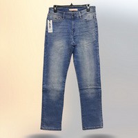 Mid Wash Stretch-Fit Denim Jeans for Men